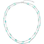 Stříbrný náhrdelník s amazonity 12183.3