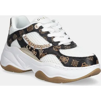 Pánská obuv Tenisky Guess HARPAA FLPHAR.FAL12.WHIBR bílá 00X, EUR 36