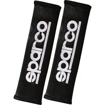 Návlek na bezpečnostní pás Sparco návleky z alcantary, šířka 50 mm, černé