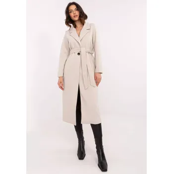 Dámský kabát Dámský kabát TW EN BI 5312 1.31 Světle béžová - FPrice světle béžová M