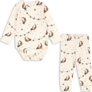 Kojenecká souprava Kojenecká sada Konges Sløjd BASIC BODY/PANTS SET GOTS KS104215.9BYA béžová 02X, vel. 80