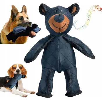 Hračka pro psa Hračka pro psy dárek PÍSKACÍ kousátko přetahovadlo 30 cm