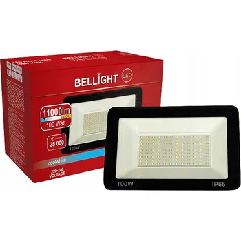 Halogenový LED reflektor 100W 6500K 11000lm IP65 Černý
