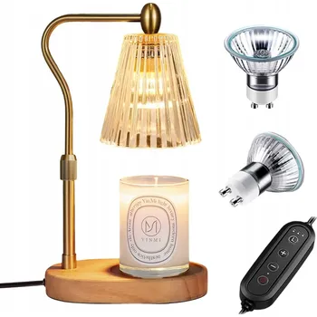 Svícen LAMPA NA SVÍČKY S OHŘÍVAČEM, SVÍCEN S NASTAVITELNOU VÝŠKOU, AROMATICKÁ LAMPA