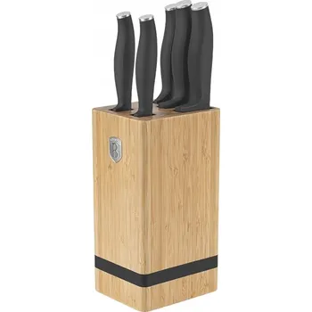 Kuchyňský nůž Sada nožů v bloku Berlinger Haus Antracit 6 a ks