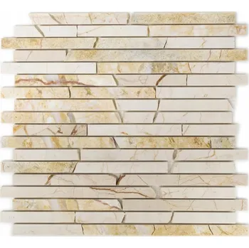 Dlažba Mozaika WzorcowniaStudio 30,5 x 32,2 cm, odstíny žluté a zlaté