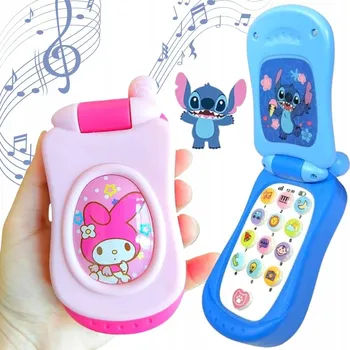 Hračka pro nejmenší INTERAKTIVNÍ TELEFON SVĚTLO ZVUK MOBIL STICZ VZDĚLÁVACÍ SE ZVUKEM