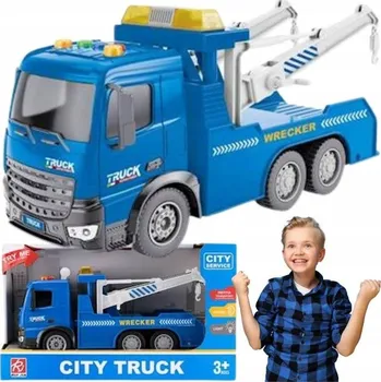 autíčko Nákladní auto s hákem pro děti, pohyblivé části, světelné a zvukové efekty