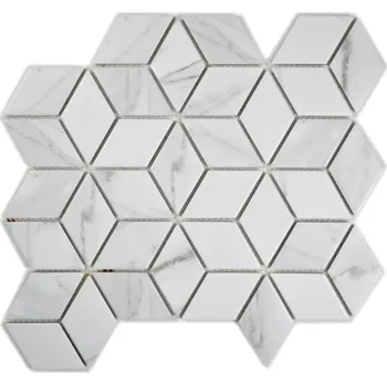 Dlažba Keramická mozaika WzorcowniaStudio 26,6 x 30,5 cm bílá