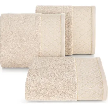 Ručník BAVLNĚNÝ RUČNÍK LAYLA 30X50 CM BÉŽOVÁ