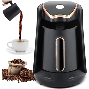 Příprava kávy Turecký kávovar 600W na 4 šálky s ochranou proti přetečení JX