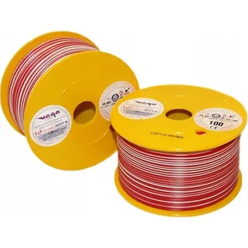 elektrický kabel Kabel LGY/H05V-K 1,50 mm2 100m Červeno-Bílý (Červeno-Bílý Vodič)