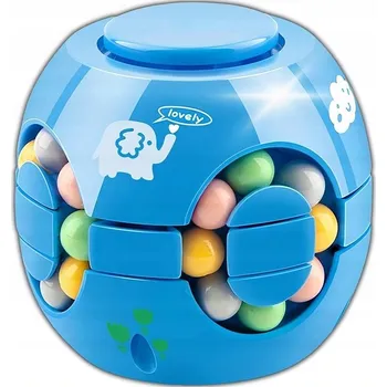 Hlavolam LOGICKÁ KOSTKA MAGICKÁ SKLÁDAČKA PUZZLE HRA ANTISTRESOVÁ ČERNÁ