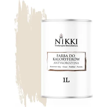 barva na kov Barva pro radiátory Antikorozní Odolná 1L Krémová polomatná RAL9001 3v1