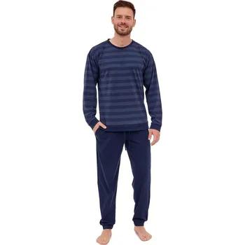 Tmavě modré pánské pyžamo Loose - Cornette, tmavě modrá M i41_9999952121_2:tmavě modrá_3:M_