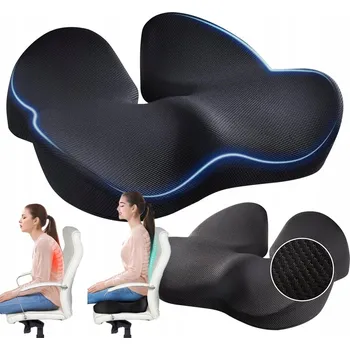 Polštář Ortopedický Polštář Profilovaný Paměťový na Sezení do Křesla Židle Velký