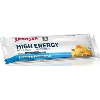 Energetická tyčinka Sponser High Energy 45g meruňka - vanilka