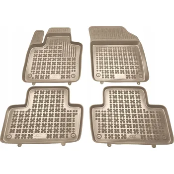 autokoberec Gumové koberce béžové Volvo XC90 II od roku 2015