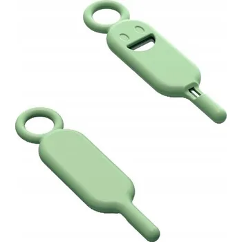 Klíčenka / jehla na zásobníky SIM karet přívěsek na klíče pouzdro na klíče zelená