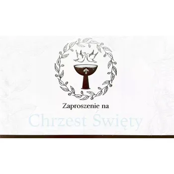 Obraz Pozvánka na Křest Svatý ZP-16 (10 ks)