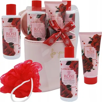Kosmetická sada Aurora dárková sada kosmetická taška 4 ks růže