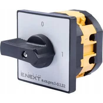 vypínač Křížový (paketový) přepínač pro montáž na panel 0–1 32A 1P e.cs.pro.1-0.1.32
