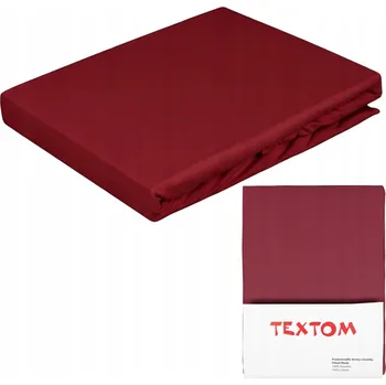 Prostěradlo PROSTĚRADLO S GUMOU BORDO 160x200cm BAVLNĚNÉ SILNÉ S VYSOKÝM OKRAJEM