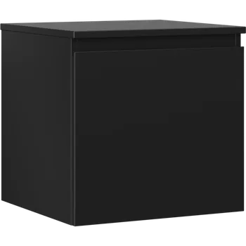 Koupelnový nábytek Mexen Orio koupelnová skříňka pod umyvadlo 50 cm s deskou, 1 zásuvka, černá mat - 91A10-05047-1-BFC71 Koupelnové skříňky