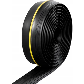 Garážová vrata Garážové těsnění 503x8.9x1.27CM pro vrata skladů, černé, voděodolné