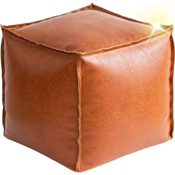 Taburet TABURET KOSTKA PODNOŽKA 40X40X40 CM EKO KŮŽE SKLÁDACÍ MODERNÍ DESIGN