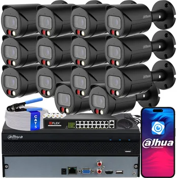 IP kamera Sada monitoringu 14x 4MPx WizSense IPC-HFW2449S-S-IL-0280B-B Dual Light