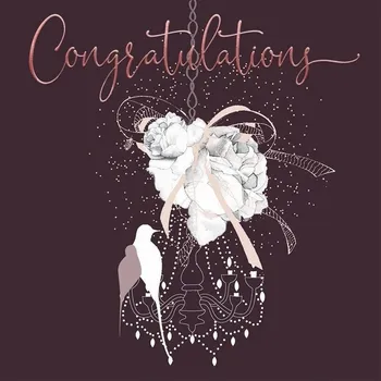 Obraz Přáníčko čtverec CL0924 Svatba kytice