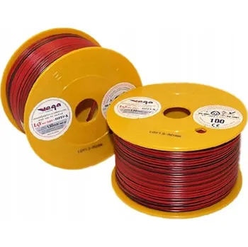 elektrický kabel Kabel LGY/H05V-K 1,50 mm2 100m Červeno-Černý (Červený a Černý)