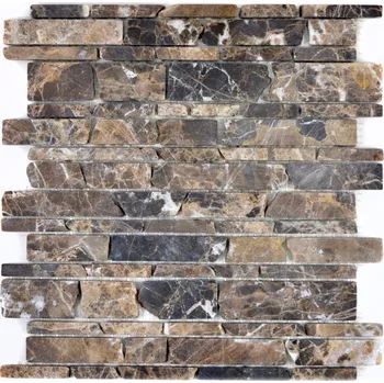 Obklad Mozaika WzorcowniaStudio 27,5 x 30 cm, odstíny hnědé a béžové