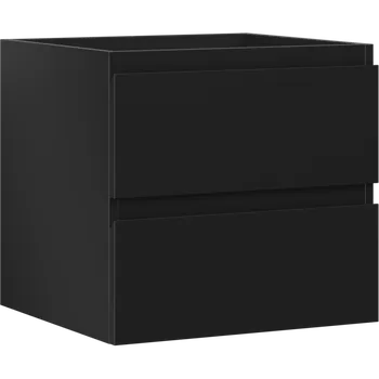 Koupelnový nábytek Mexen Orio koupelnová skříňka pod umyvadlo 50 cm, 2 zásuvky, černá mat - 91A10-05047-2-BFF71 Koupelnové skříňky