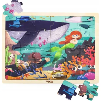 Puzzle Puzzle Viga 24 dílků Tajemství moře