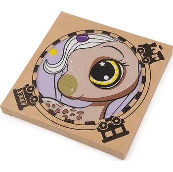 Látkový kapesník Dětský obrázkový kapesník v přírodní krabičce, velké, 2 mix barev jednorožec