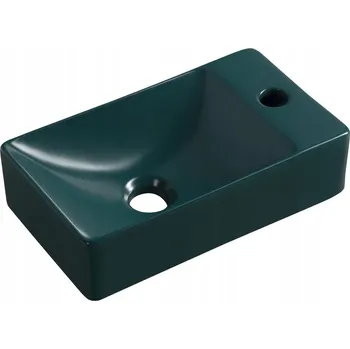 Závěsná umyvadlo půlkruhové Sapho MARGITHA zelené