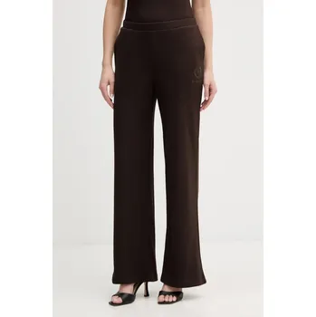 Bavlněné tepláky Karl Lagerfeld HOTEL KARL B1W44006 hnědá 89X, vel. XL