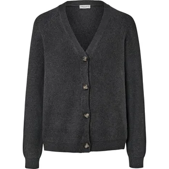 Dámský svetr 684228 - Tchibo - Kardigan z hrubého úpletu - pro ženy - vel. L 44/46 - barva: šedá