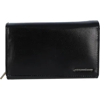 Peněženka Dámská kožená peněženka černá - Bellugio Romi černá