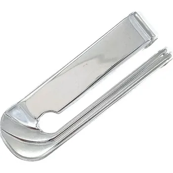 Spona na peníze Stříbrná spona na peníze s průřezem