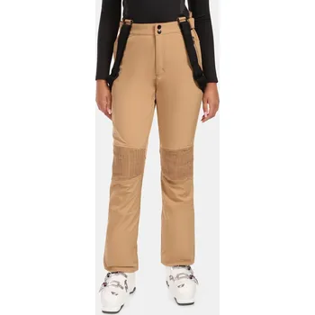 Dámské softshellové lyžařské kalhoty Kilpi DIONE-W béžová 42S