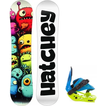 Snowboard Dětský Snowboard komplet Hatchey Loony + vázání Raven S160 Velikost: 115 cm, Velikost vázání: S