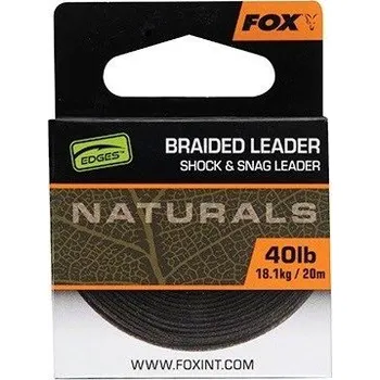 Fox Návazcová šňůrka Naturals Braided Leader 20m 40lb