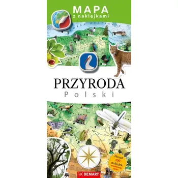 Mapa z naklejkami. Przyroda Polski (Wojciech Chełchowski,Bogusława Karlicka,Ewa Lodzińska)(Brožovaná)