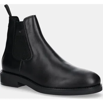 Pánská obuv Kožené kotníkové boty Gant Prepdale 31651105 černá 99X, EUR 42