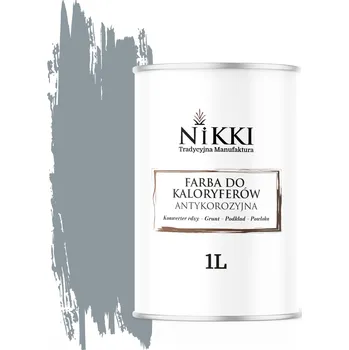 barva na kov Barva pro radiátory Antikorozní Odolná 1L Lesk Šedomodrá 3v1