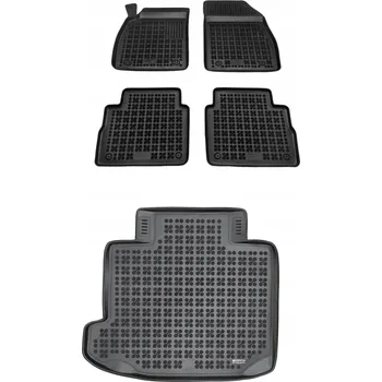 autokoberec Gumová sada autokoberců a rohože do kufru Saab 9-5 II 2010-2012 Sedan