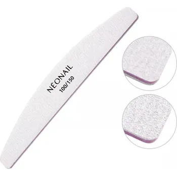 Pilník na nehty NEONAIL půlměsíc (lodička) papírový šedý